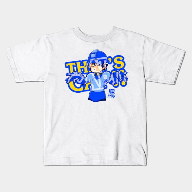 That's Cap - MegaMan T-Shirt (Alt) Kids T-Shirt by SketchBravo